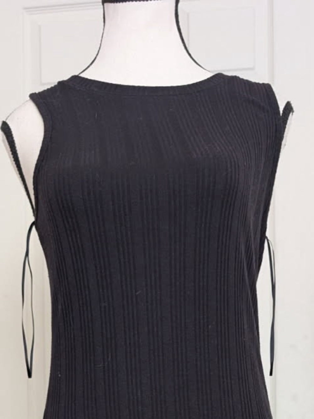 Othr Black Knit Maxi Dress with Side Ties